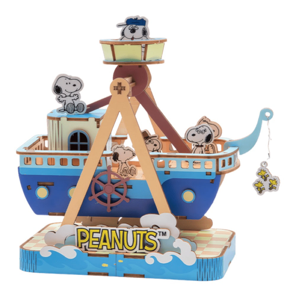 Peanuts – Amusement Park Series – Snoopy Pirate Ship Construction Craft Set