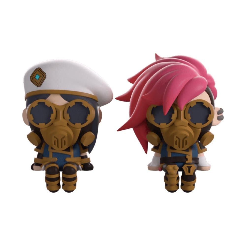 Arcane: League of Legends – Taskforce Caitlyn and Vi Monitor Buddiez 2.5″ Vinyl Figure 2-Pack