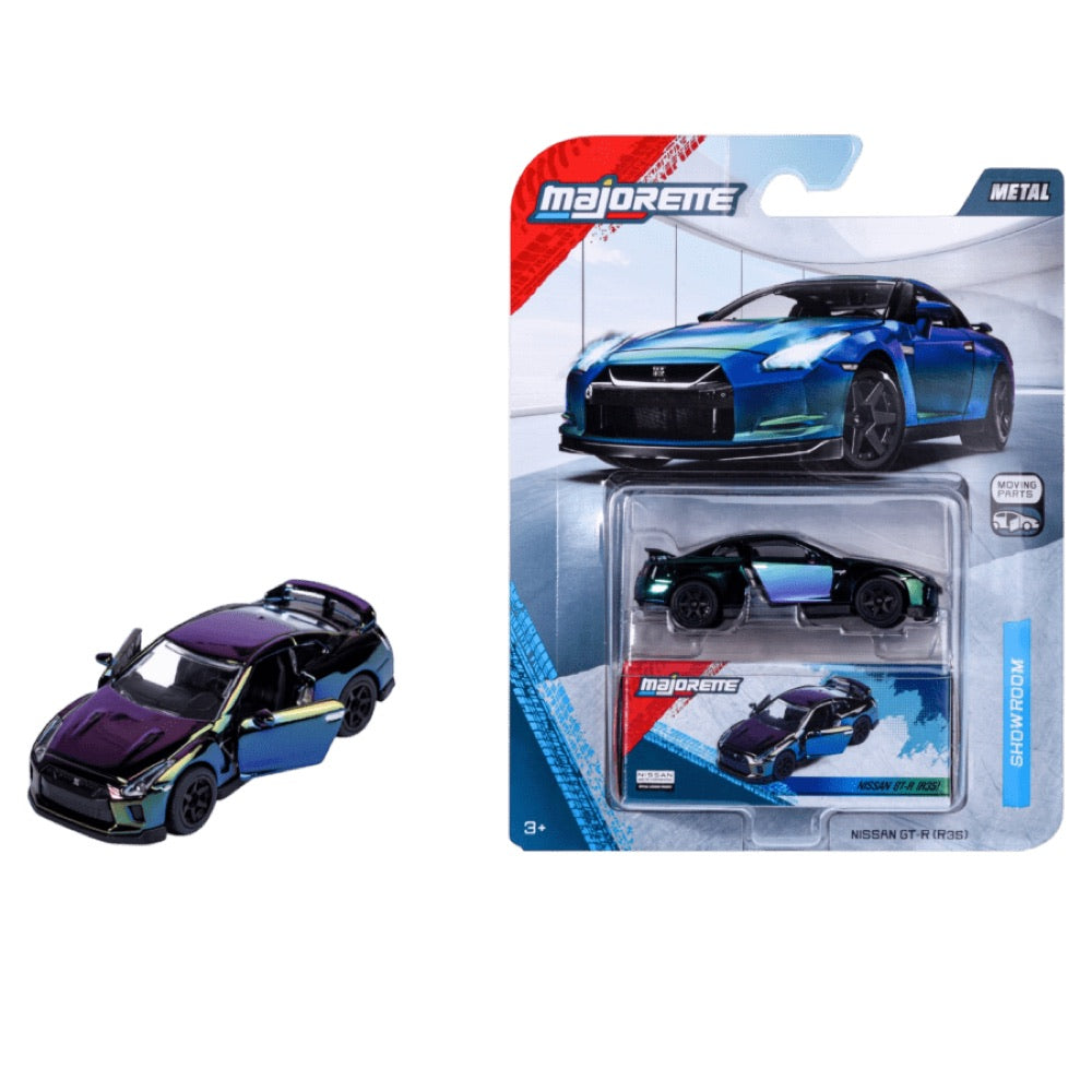 Majorette – 1:64 Showroom Deluxe Nissan GTR R35 (Colour Shift)