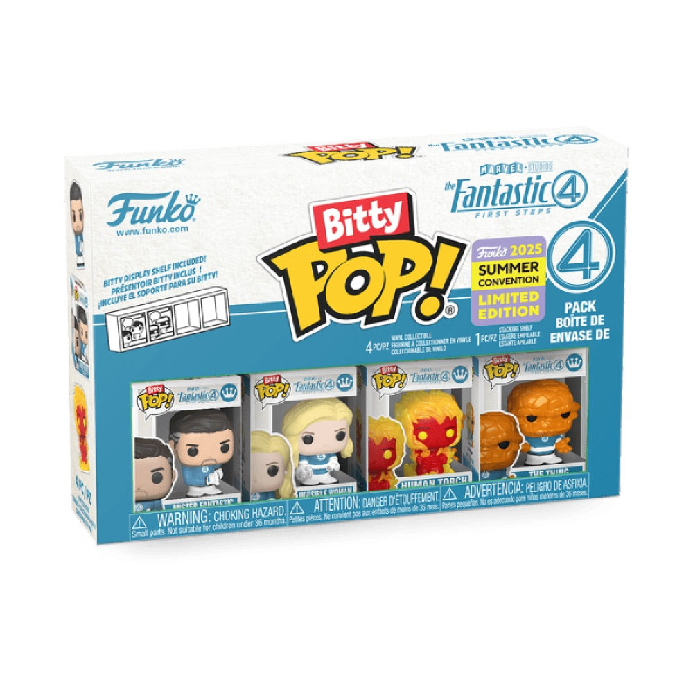 Fantastic Four (2025) – Bitty SDCC 2025 Exclusive Pop! 4-Pack (RS)
