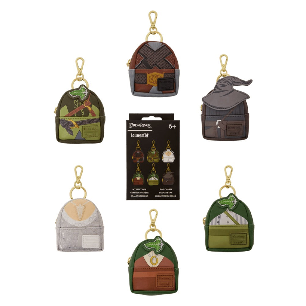 The Lord of the Rings – Characters Mystery Mini Backpack Keychain Charms Assortment (Display of