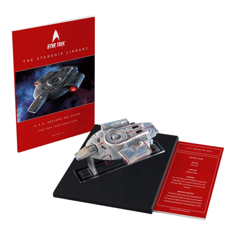 Star Trek: Deep Space Nine – U.S.S. Defiant NCC-74205 Diecast Ship & Book