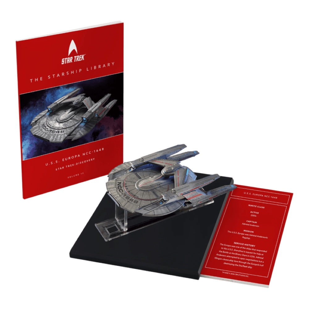 Star Trek: Discovery – U.S.S. Europa NCC-1648 Diecast Ship & Book