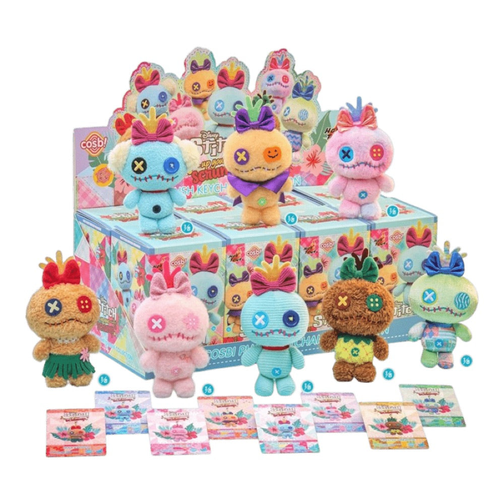 Lilo & Stitch – Scrump Cosbi Plush Keychain Collection (Display of 6)