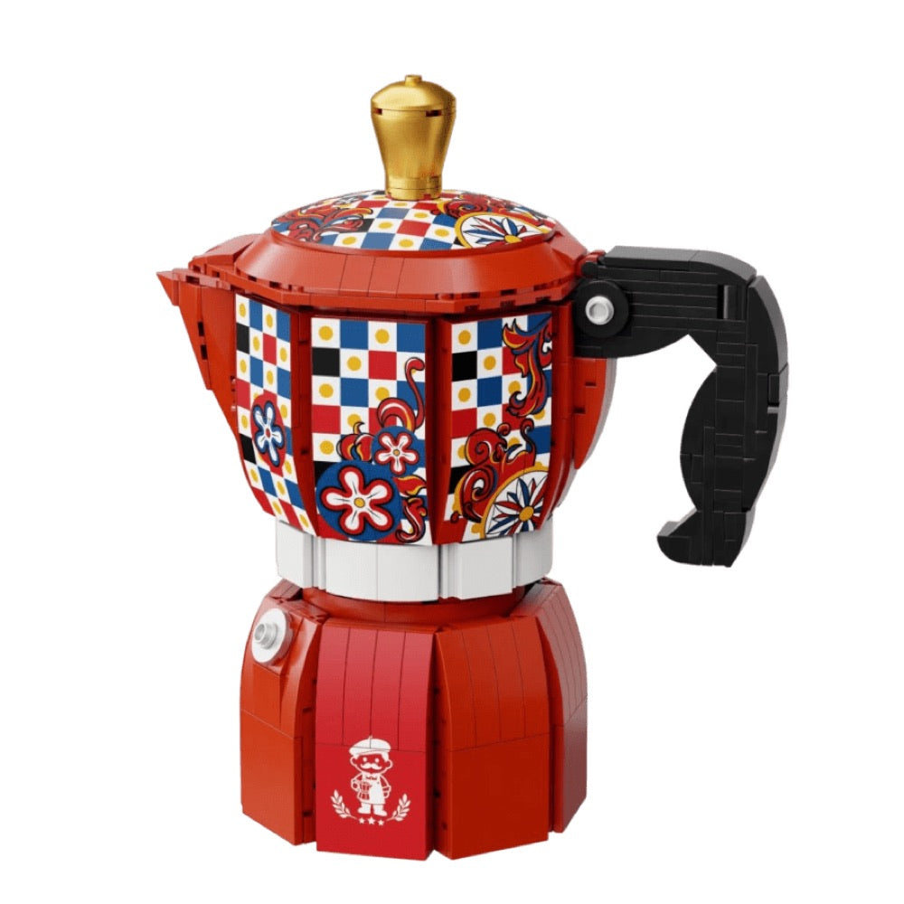 Retro Collection – Moka Pot Construction Set (533 Pieces)
