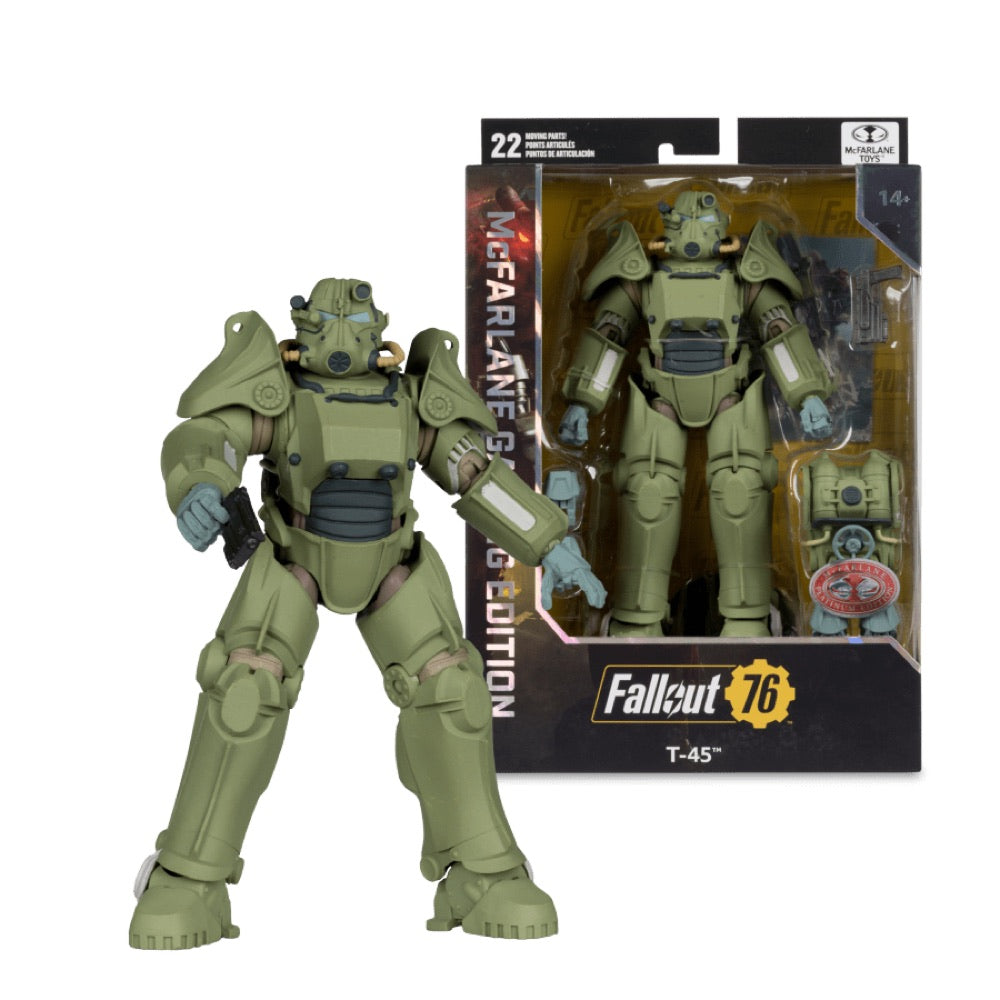 Fallout 76 – T-45 Military Armor (Chase Version) Gaming Edition 7″ Figure