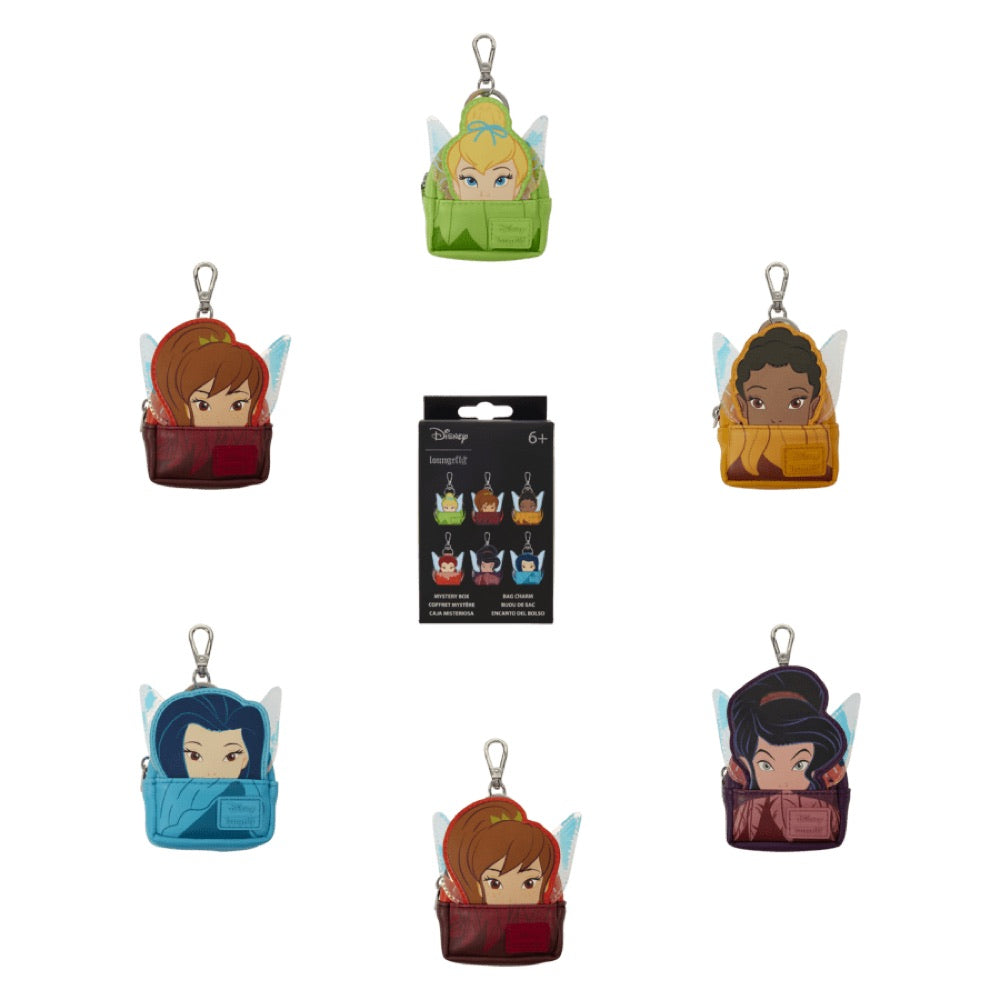 Disney Fairies – Mystery Mini Backpack Keychain Charm Assortment (Display of 15)
