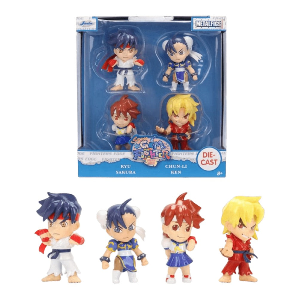 Super Gem Fighter – 2.5″ Metalfigs 4-Pack
