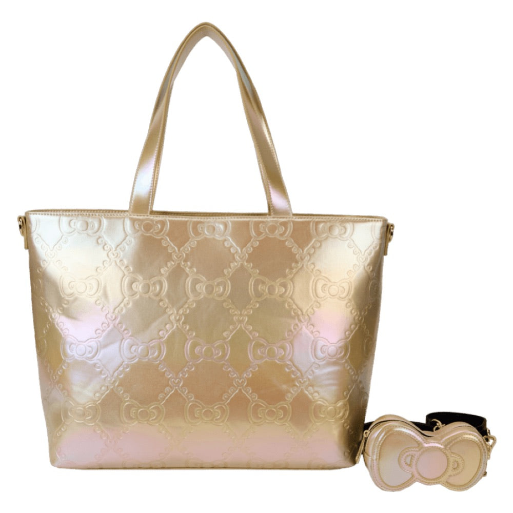 Hello Kitty – 50th Anniversary Metallic Gold Tote Bag