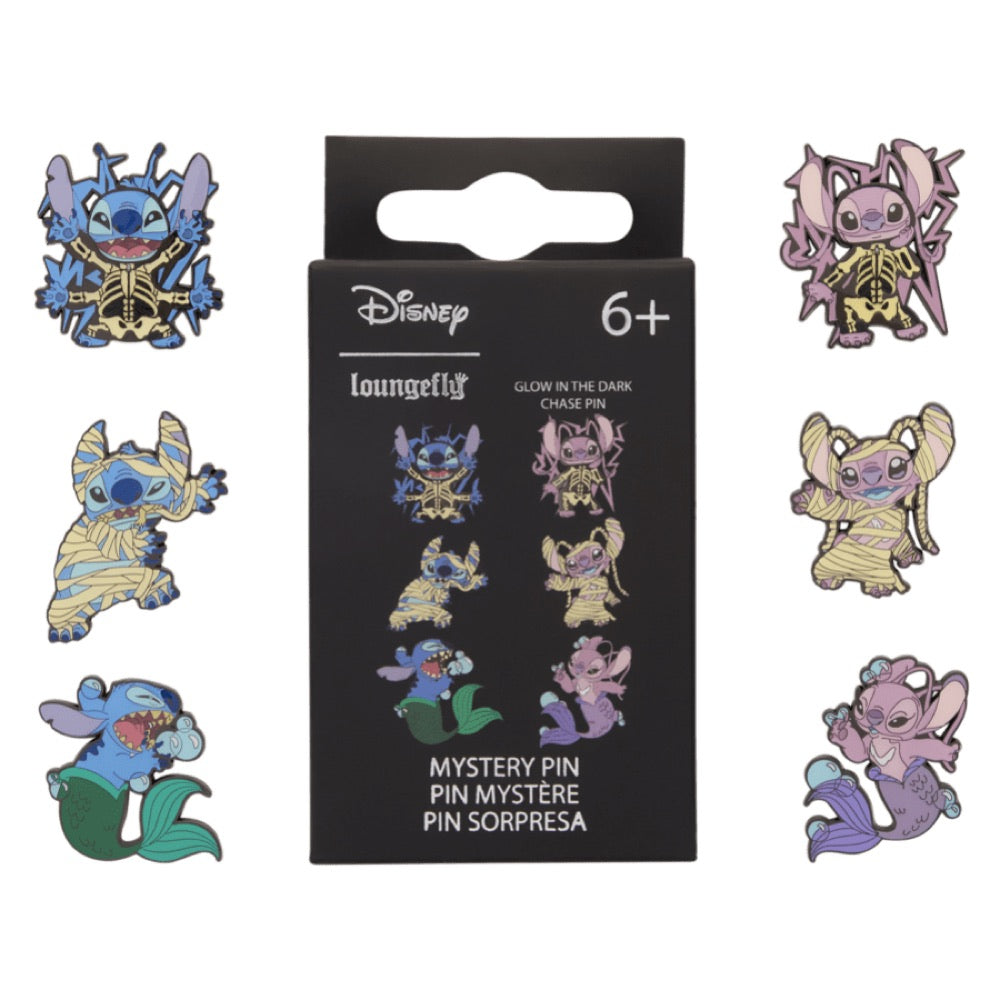 Lilo & Stitch – Stitch & Angel Halloween Costumes Mystery Box Pin (Display of 12)