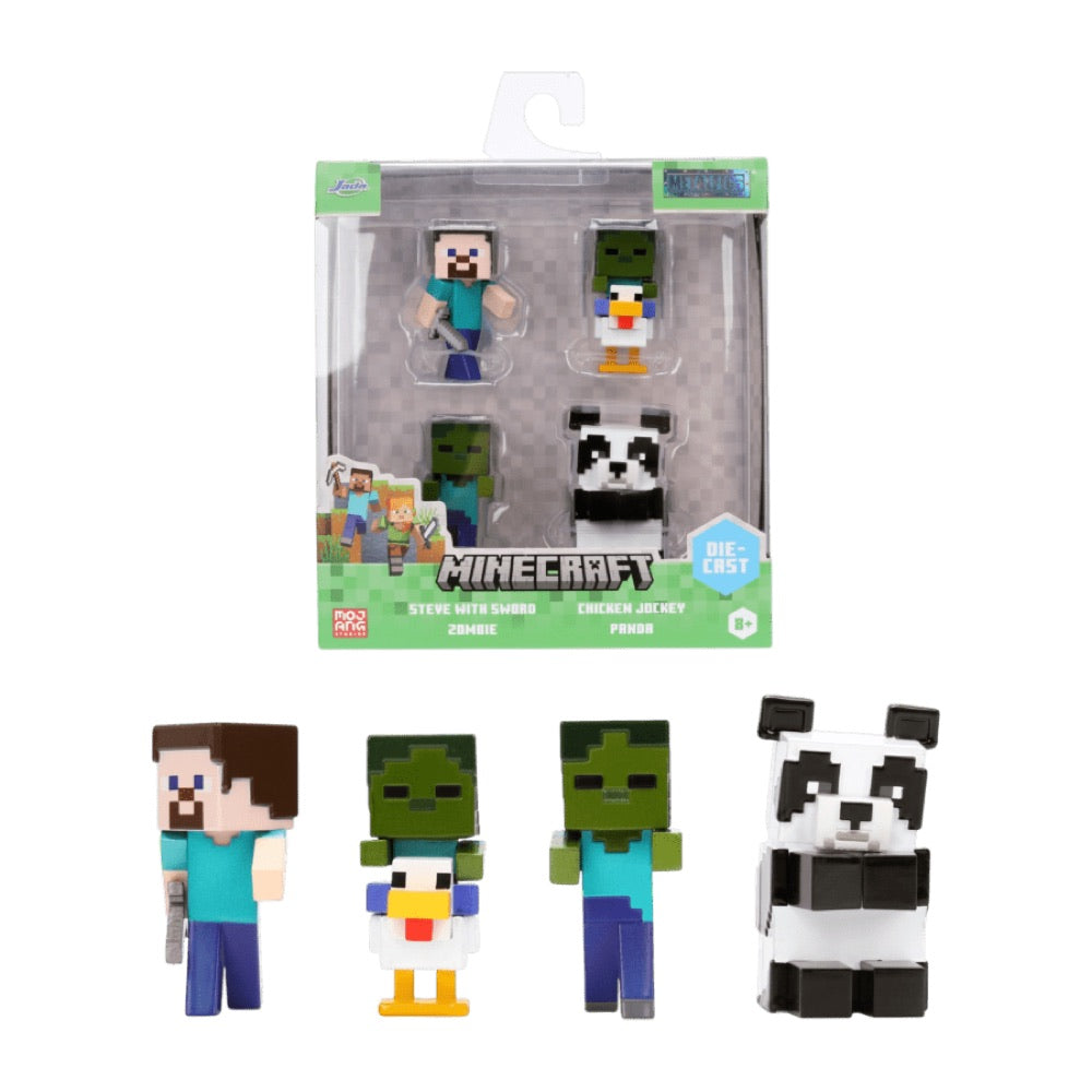 Minecraft – Minecraft 2.5″ MetalFigs 4-Pack (Wave 7)