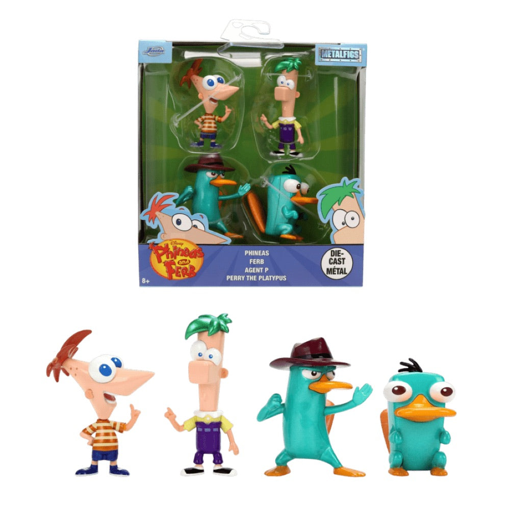 Phineas & Ferb – 2.5″ Metalfigs 4PK