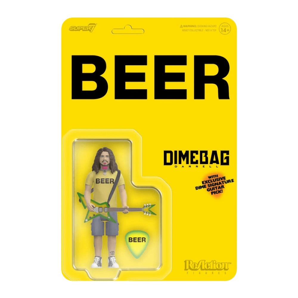 Dimebag Darrell – Dimebag Darrell (Beer Shirt) ReAction Figure