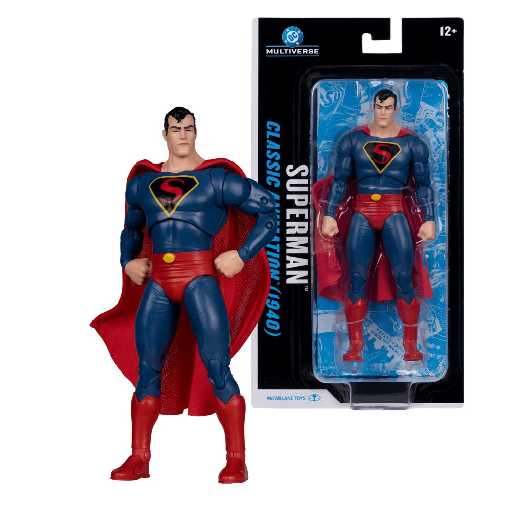 DC Multiverse – Superman (Classic Animation 1940) 7″ Action Figure
