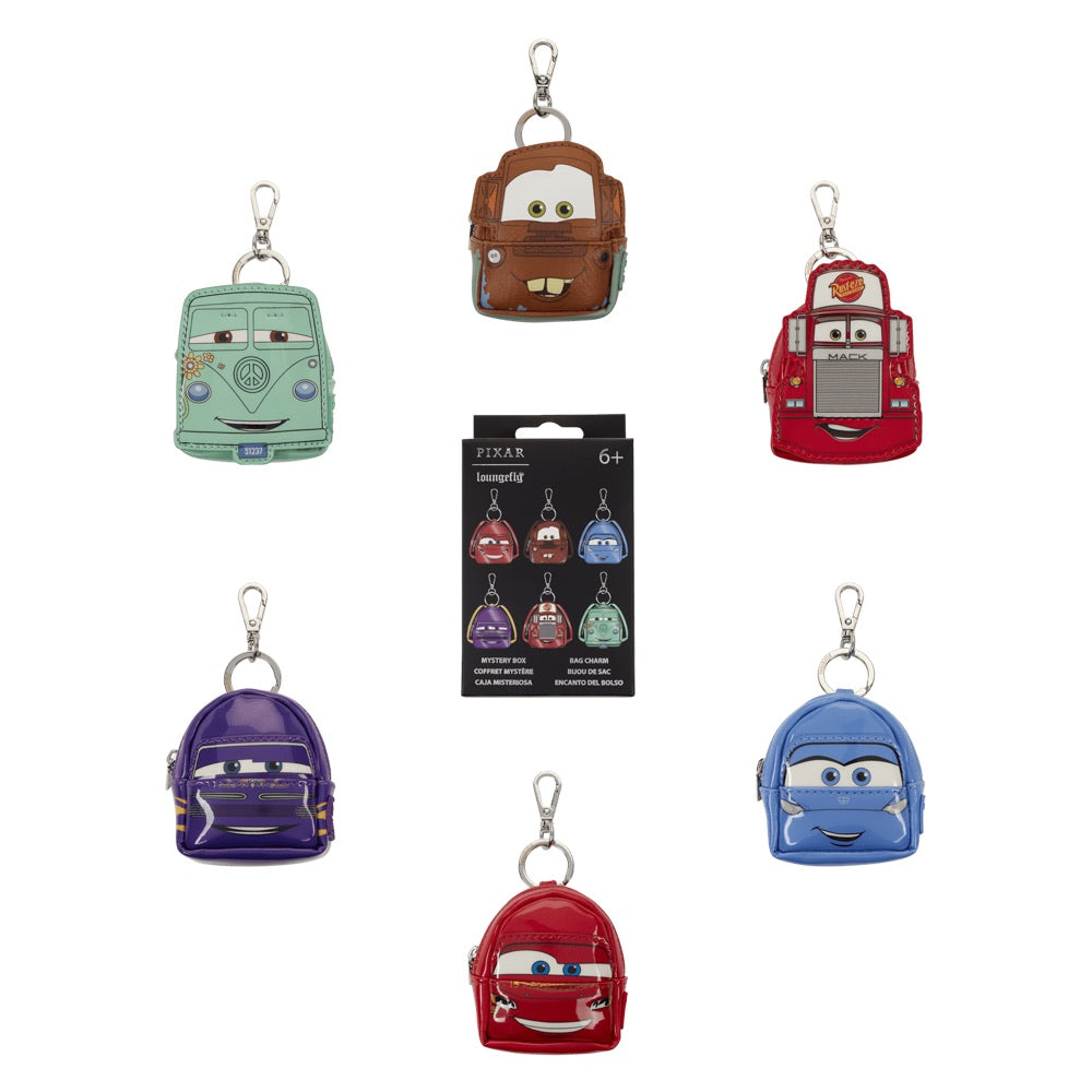 Cars (20th Anniversary) – Mystery Mini Backpack Keychain Charm Assortment (Display of 15)