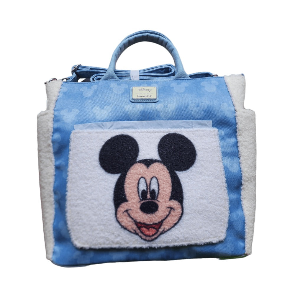 Mickey Mouse – Sherpa Denim Tote Bag