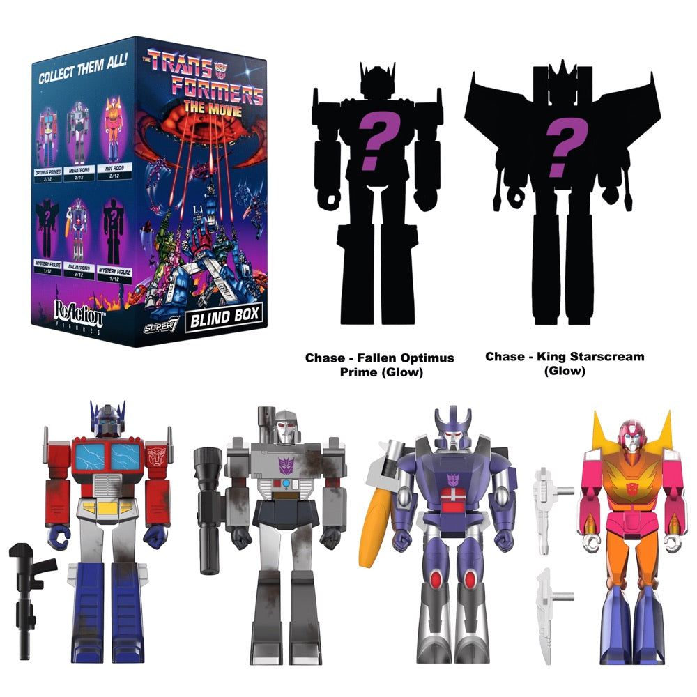 Transformers (1986) – Animated Movie Blind Box Assortment (Display of 12) (Wave 6)