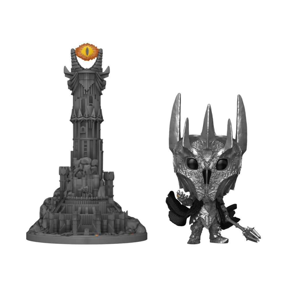 The Lord of the Rings – Sauron with the Tower of Barad-Dur Pop! Town