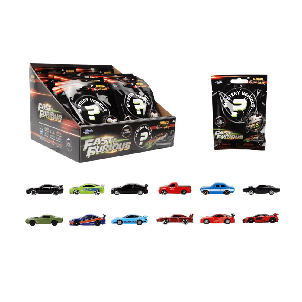 Fast & Furious – Nano Blind Bags Assortment (Display of 24) Wave 3