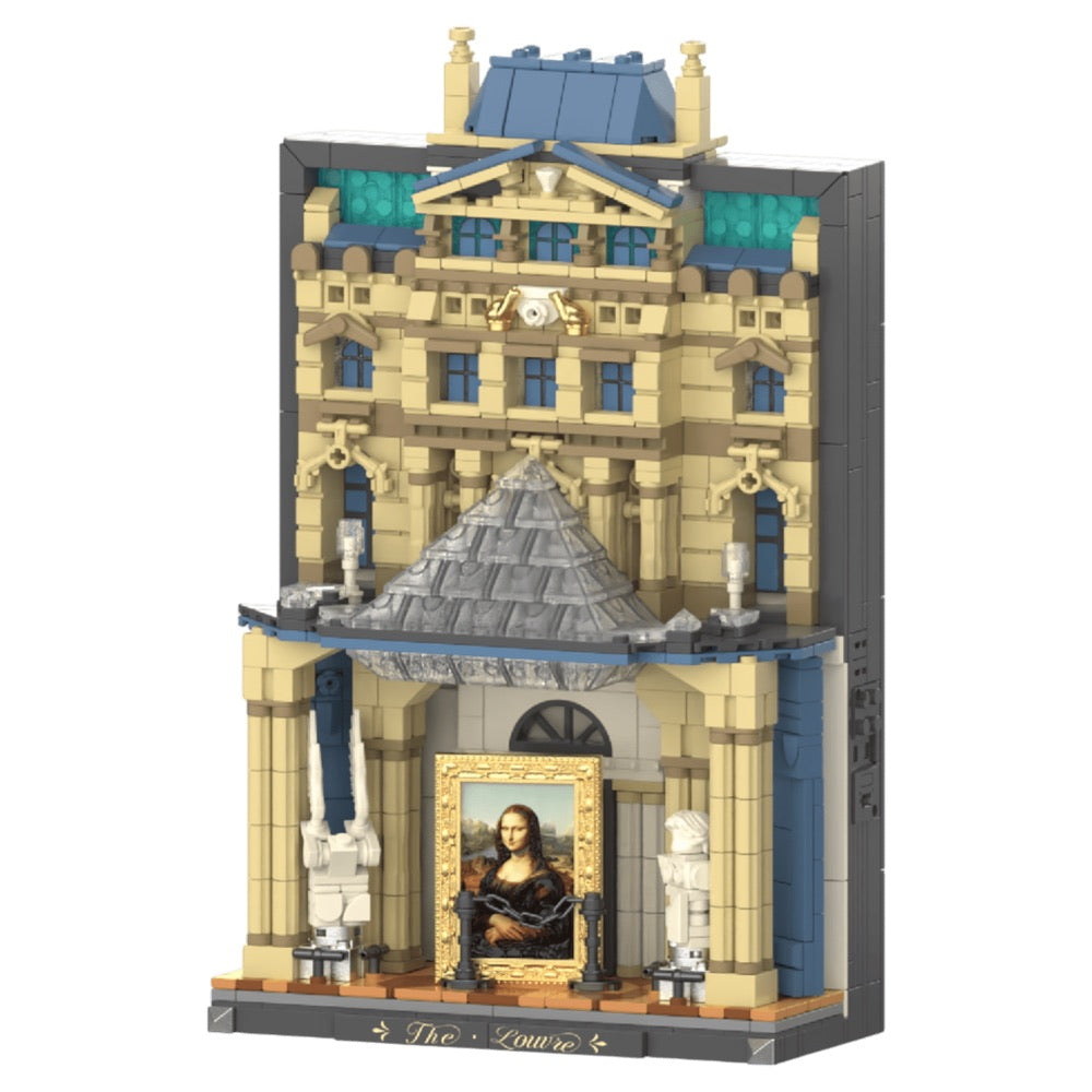 JAKI – Louvre Art Realm Plastic Brick Kit (1211 Piece Set)