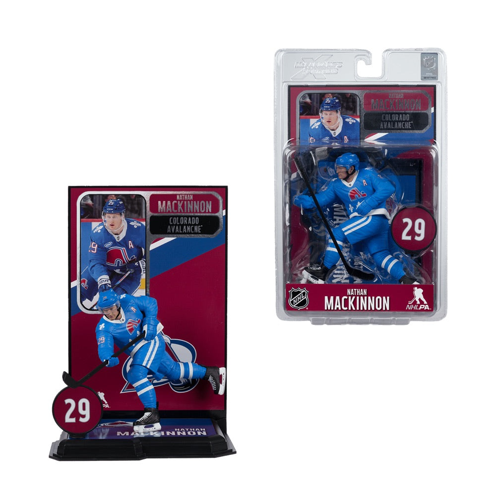 NHL – Nathan Mackinnon (Nordiques Retro) Posed Figure