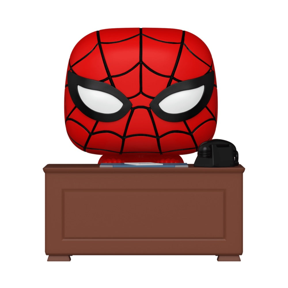 Marvel – Spider-Man with Desk Meme Pop! Premium