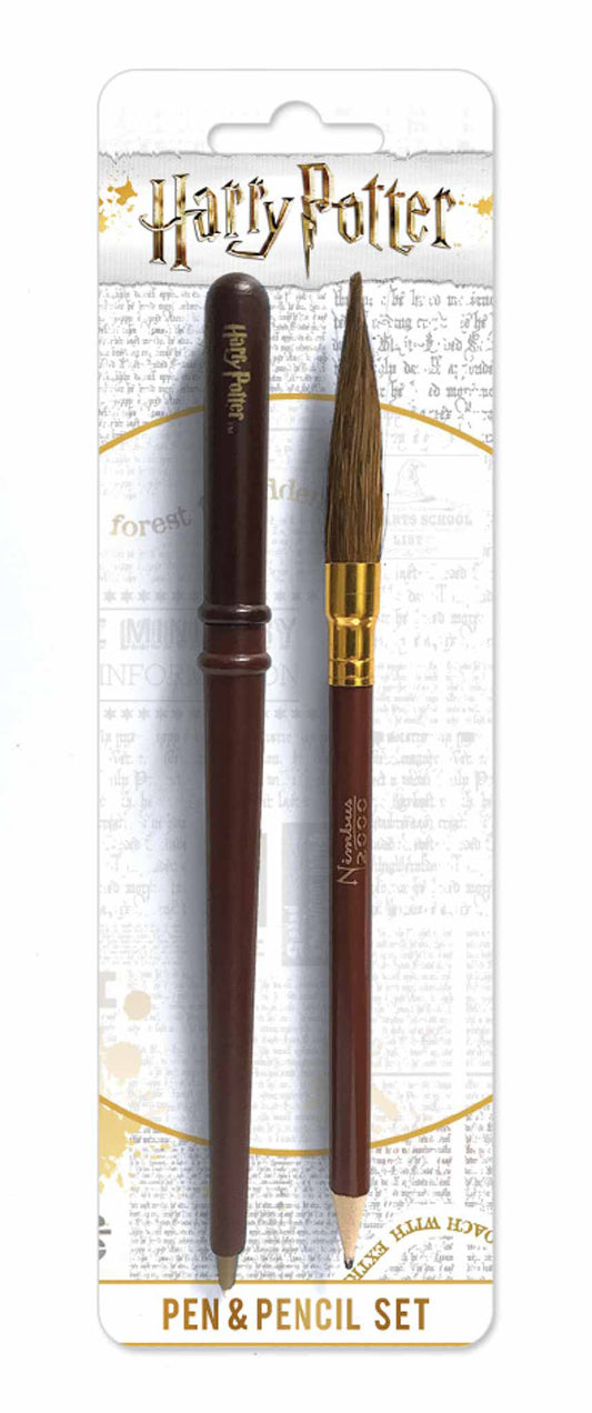 Harry Potter - Wand And Broom - Pen Set (WSL)