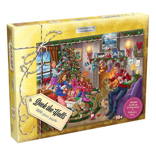 Waddingtons Christmas Puzzle - Deck the Halls 1000 Piece