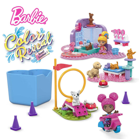 MEGA: Barbie Train N Wash Pets (Colour Reveal) (WSL)