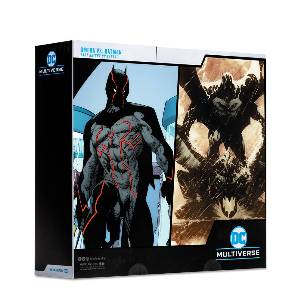 DC Multiverse Gold Label: Batman (Bloody) & Omega (Unmasked) Multipack (WSL)