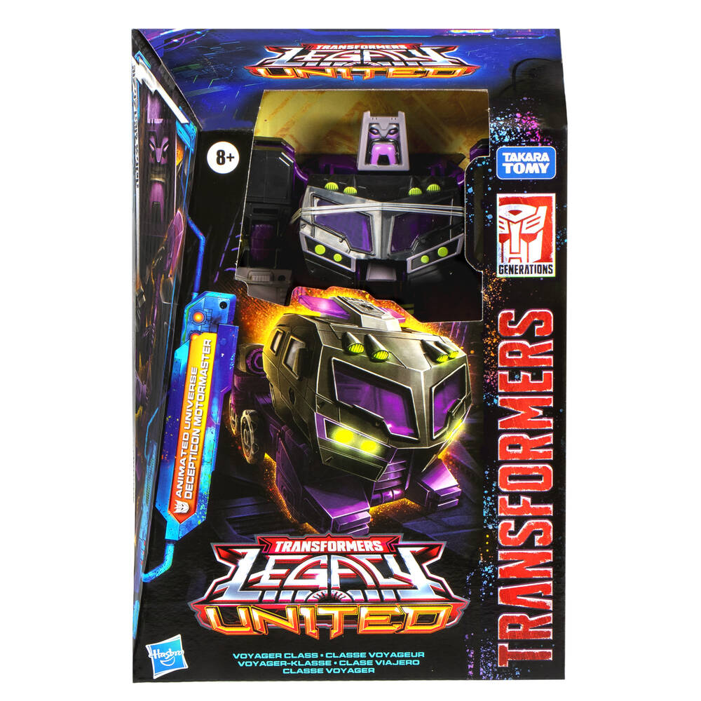 Transformers Legacy United Voyager Class: Animated Universe Decepticon Motormaster (WSL)