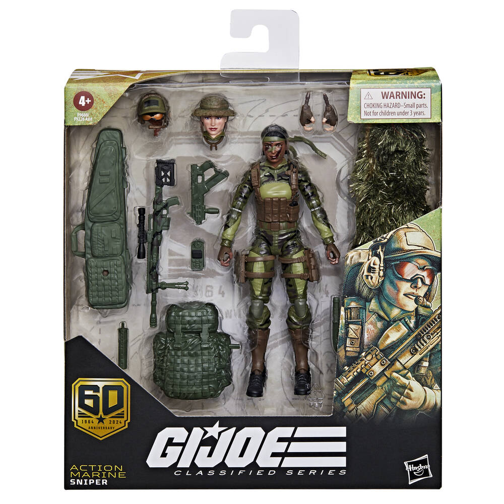 G.I. Joe Classified Series: 60th Anniversary Action Marine - Sniper  (WSL)