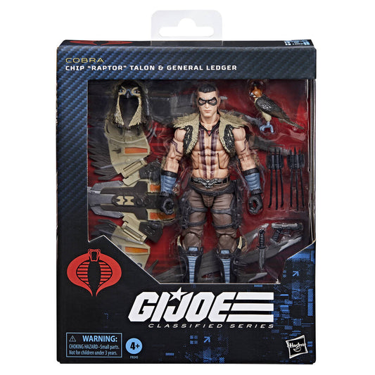 G.I. Joe Classified Series #139 CHIP RAPTOR TALON & GENERAL LEDGER