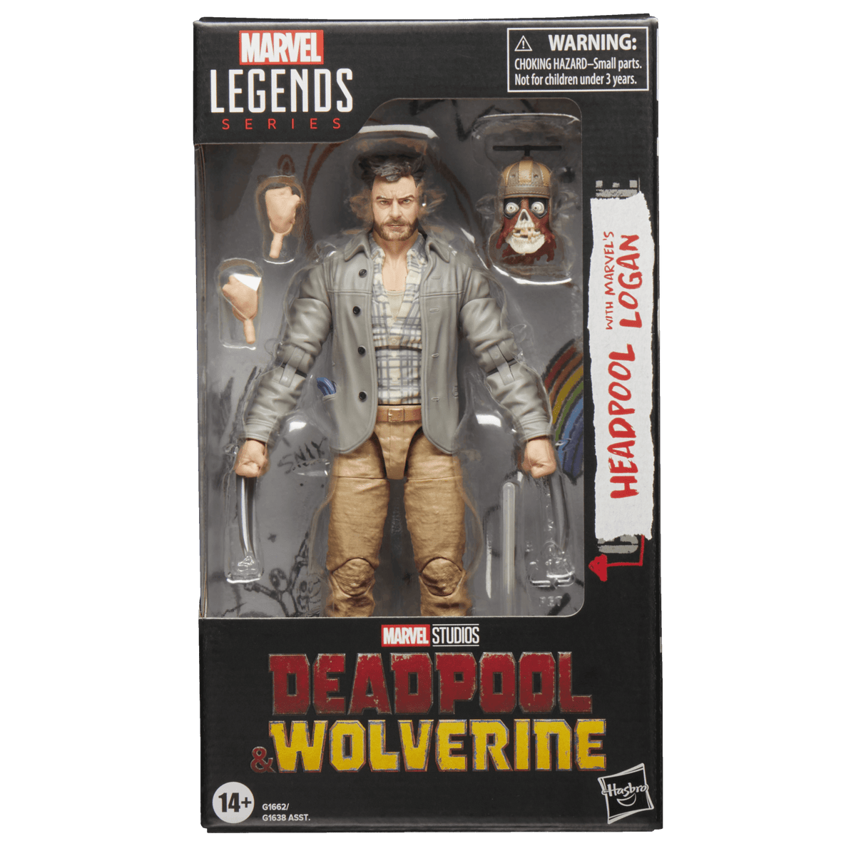 Marvel Legends Series: Headpool with Marvel's Logan Action Figure (WSL)