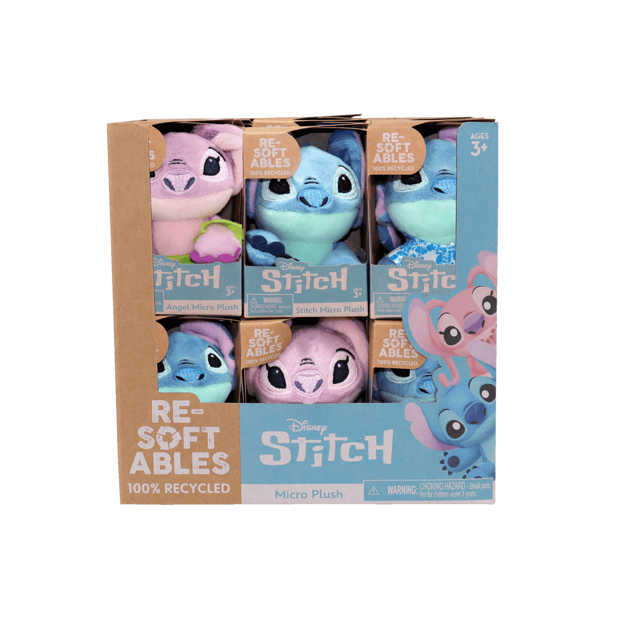 Resoftables Disney Stitch Micro Plush Assortment (WSL)