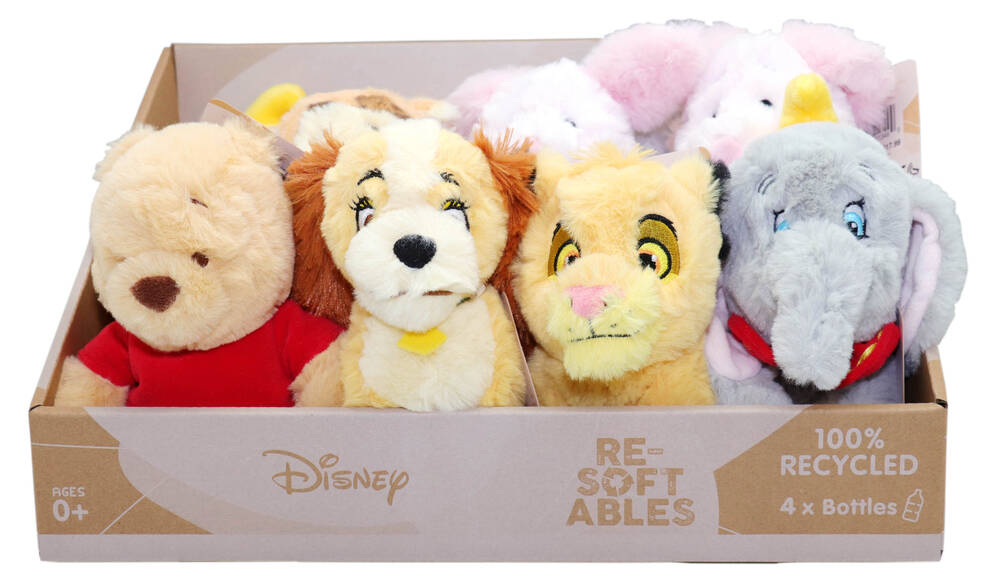Resoftables Disney Small Plush Assortment in CDU (WSL)