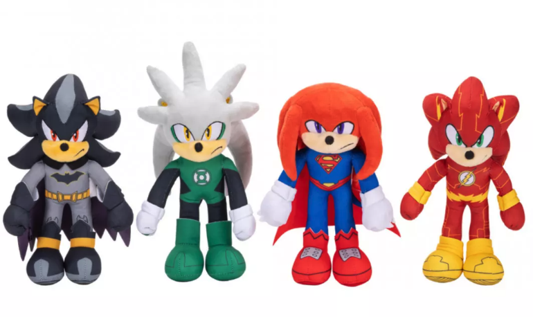 Sonic x DC 9 inch Plush Asst
