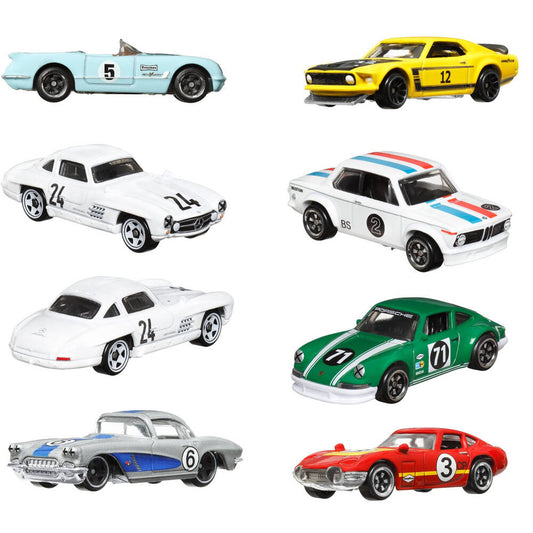 Hot Wheels 1:64 Scale Die-Cast Vintage Racing Club Car (Styles May Vary)