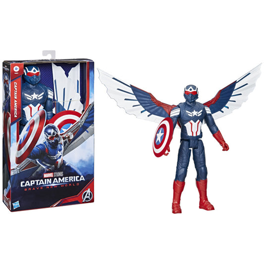 Marvel Studios Captain America Brave New World, Titan Hero Series Deluxe Captain America (WSL)