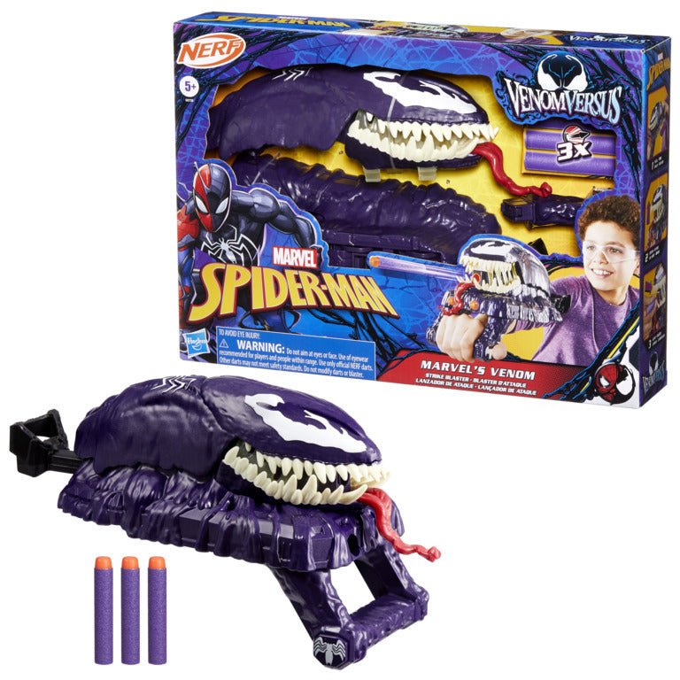 Marvel Spider-Man VenomVersus Marvel's Venom Strike Blaster