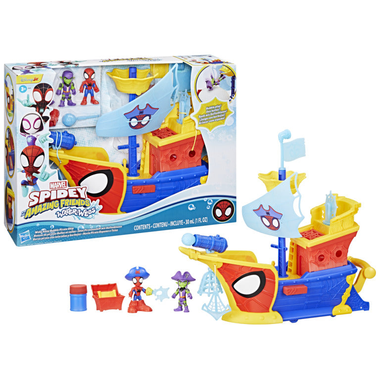 Marvel Water-Webs Webs Ahoy Bubble Pirate Ship