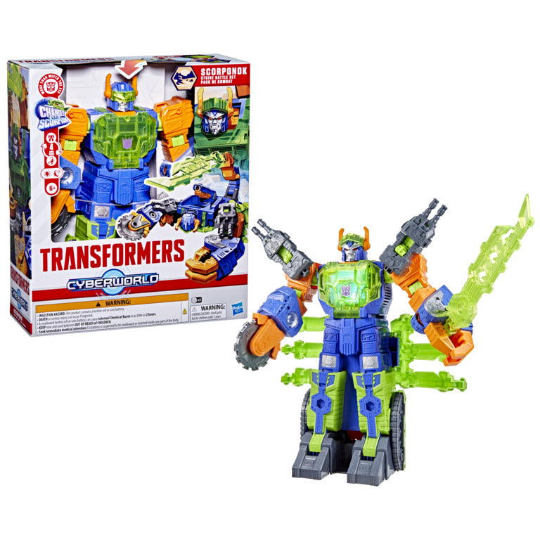 Transformers CYBERWORLD Scorponok Strike Battle Set