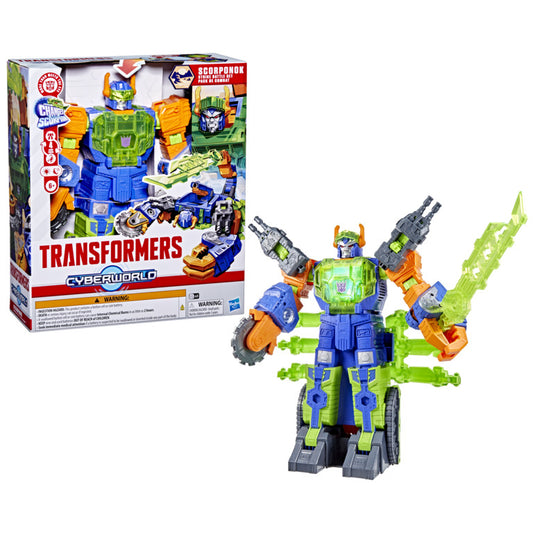 Transformers CYBERWORLD Scorponok Strike Battle Set