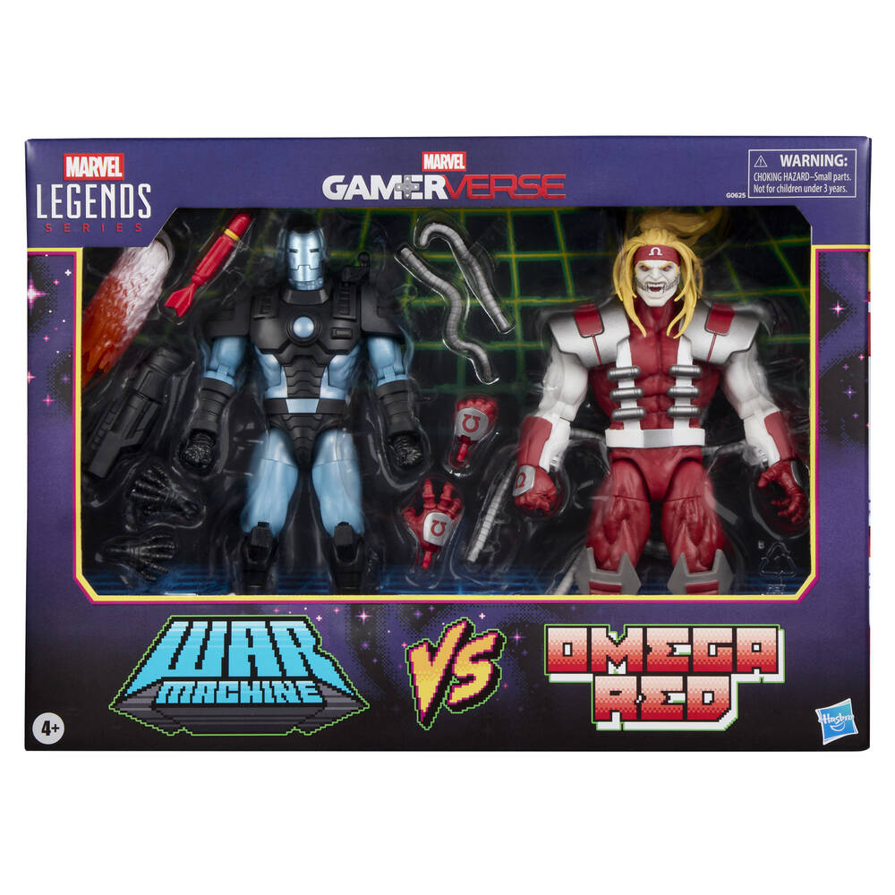Marvel Legends Series Gamerverse Marvel's War Machine vs Marvel's Omega Red (WSL)