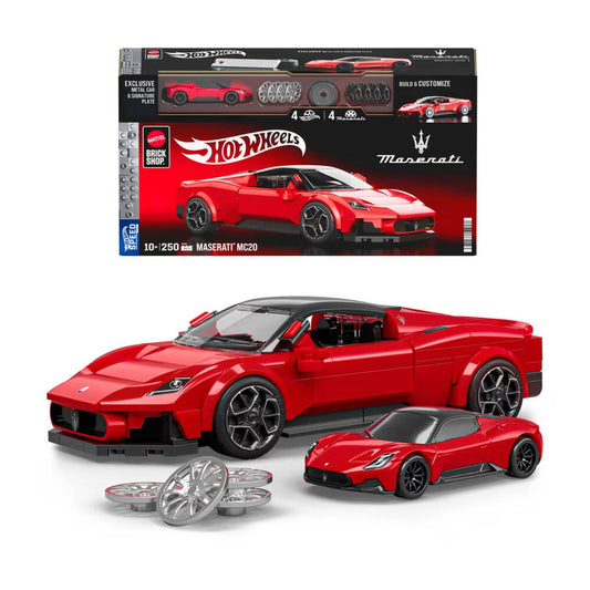 Mattel Brick Shop Hot Wheels Maserati Mc20 (250 pcs)