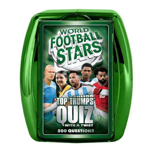 Top Trumps Quiz: World Football Stars (Green Case)