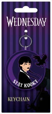 Wednesday - Stay Kooky - PVC Keyring