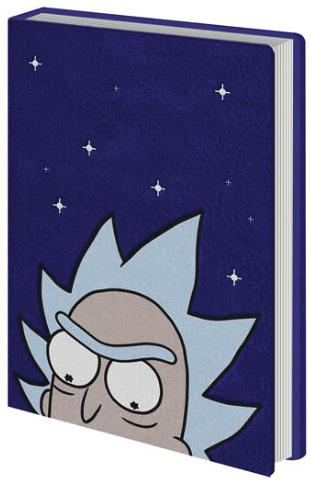 Rick and Morty - Rick - Plush A5 Notebook