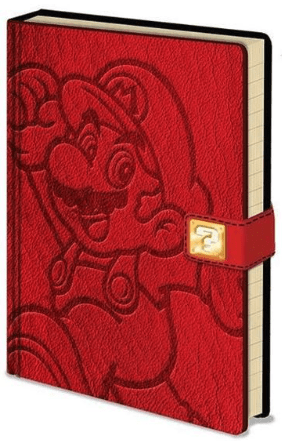 Super Mario - Red - Premium A5 Notebook