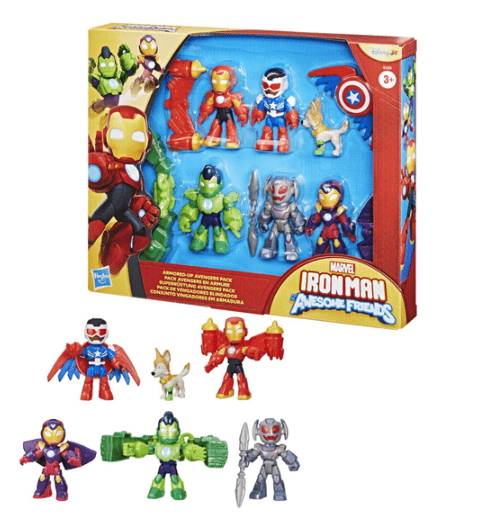 Marvel Iron Man and his Awesome Friends Armored-Up Avengers Pack (WSL)